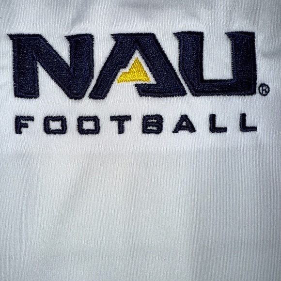 Adidas NAU Football Coaches Polo White-Navy  Men’s 3XL – Climalite, New w/ Tags - Picture 10 of 15